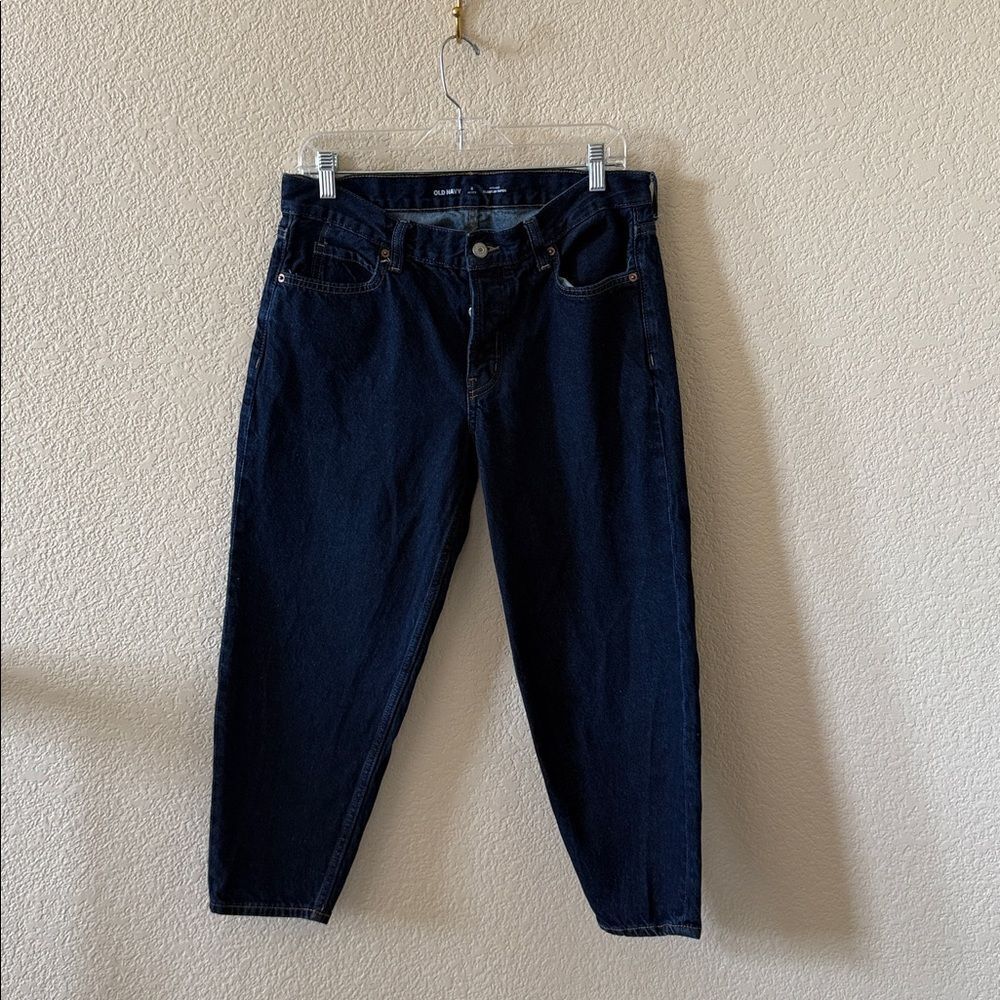 Old Navy High Rise Slouchy Tapered Barrel Jeans 8 Petite - Picture 4 of 11